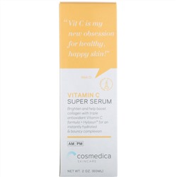 Cosmedica Skincare, суперсыворотка с витамином C, 60 мл (2 унции)