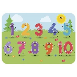 Настольное покрытие для труда 33х23 см НПД-1 "УЧИМ ЦИФРЫ" Пчелка
