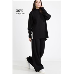 Женский вязаный костюм оверсайз Happyfox