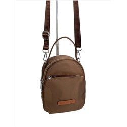 Текстильная сумка из непромокаемого текстиля, цвет шоколад