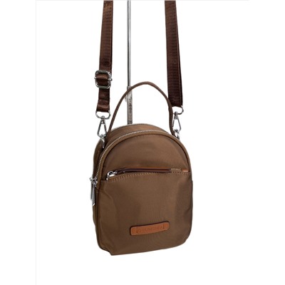 Текстильная сумка из непромокаемого текстиля, цвет шоколад