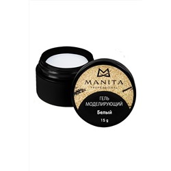 Manita Professional Однофазный моделирующий гель для наращивания №2, белый, 15 г KRISTALLER, 1110087