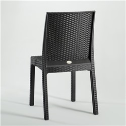 Стул садовый, 86×42×57 см, пластиковый, цвет шоколад