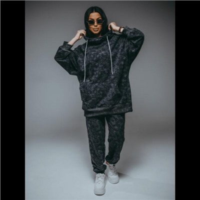 Худи женское Ваниль (Серый варёнка)