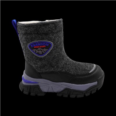 Валенки ХМ1116-2-2А серые п/п