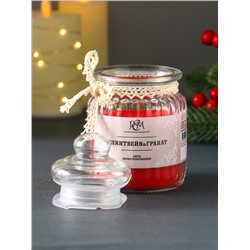 Ароматическая свеча в банке «Глинтвейн и гранат», 45 ч