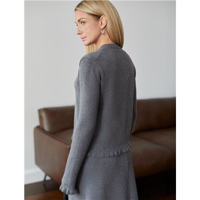 Кардиган из пряжи с кашемиром