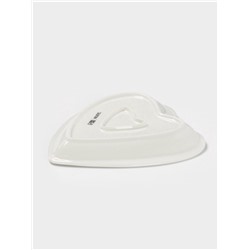 Блюдо Magistro «Сердце Бланш», 17.5×20×3 см, фарфор, белое