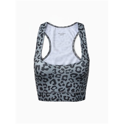 Топ леопардовый женский MINAKU, чёрный, размер 46