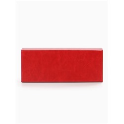 Футляр для очков на магните, 15.5×3.3×6 см, красный