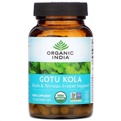 Organic India, Gotu Kola, 90 Vegetarian Caps
