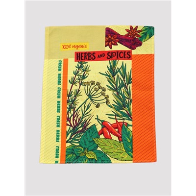 Текстильное изделие ЗДОРОВАЯ ПИЩА (48х58) желтый