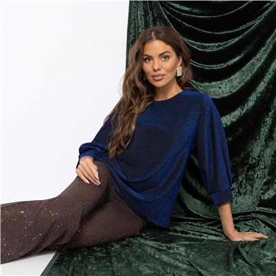 Блуза нарядная с блеском, Предвкушение встречи (сияние)