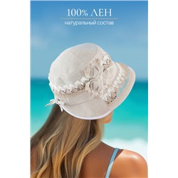 Шляпа женская льняная №GL423