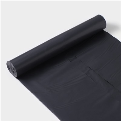 Мешки для мусора Доляна Extra Strong, 160 л, 90×110 см, 80 мкм, ПВД, 10 шт. в рулоне, чёрные
