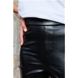 Леггинсы из экокожи 339BLK