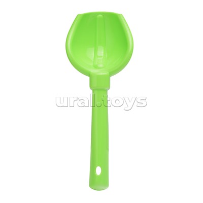 Набор №348: песочная мельница №2 с основанием ситечко среднее №2, ведро среднее с наклейкой, совок №2, грабельки №2, формочки (черепаха + морской конёк)