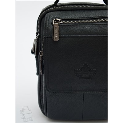 Сумка мужская кожаная 99778Z black Zinimsk