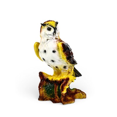 Садовая фигура из гипса «Филин на ветке», 20×13×30 см