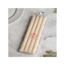 Набор хозяйственных свечей парафиновых, 1.9×24.5 см, 9 ч, 65 г, 4 шт.