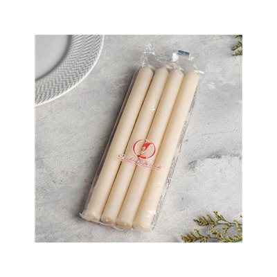 Набор хозяйственных свечей парафиновых, 1.9×24.5 см, 9 ч, 65 г, 4 шт.