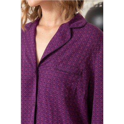 Пижама жен: куртка, брюки Mia Cara AW23WW318 Plum Jam сливовый