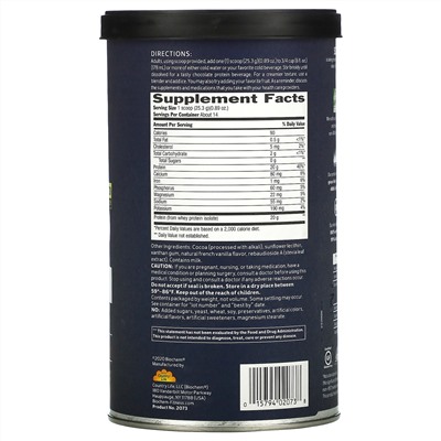 Biochem, 100% Whey Isolate Protein, Sugar Free, Chocolate Flavor, 12.5 oz (355 g)