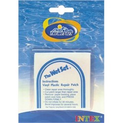 Самоклеящаяся ремонтная заплатка Intex The Wet Set 59631
