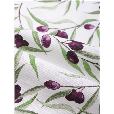 Скатерть «Доляна» Olives 149×110 см, 100% хлопок, рогожка 164 г/м²