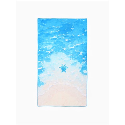 Полотенце пляжное «Этель» Sea, 70×140 см, микрофибра 200 г/м²