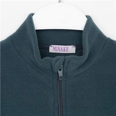 Джемпер флисовый детский MINAKU, тёмно-серый, размер 98 см