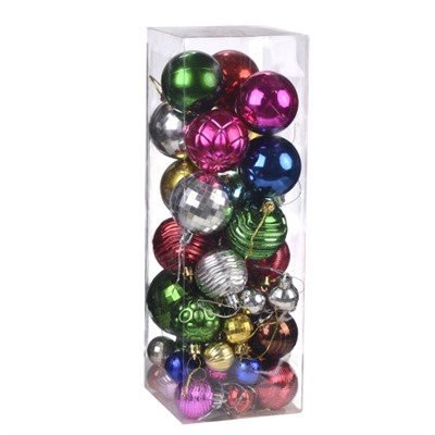 Елочные шары 50 штук МИКС / H013 /уп 30/