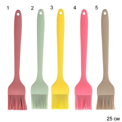 Кисточка силиконовая 25х4,5 см opp пакет / GJ-002 /уп 500/ 0,051