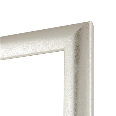 Рама для картин (зеркал) 40×50×2.7 см, пластиковая, Calligrata 6472, серебристая