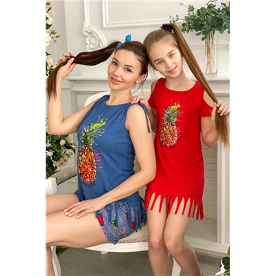 Платье 5055 детское (Красный)