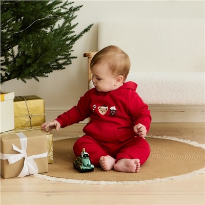 Костюм детский (толстовка и штанишки) «Крошка Я. Новогодние медвежата», рост 74-80 см