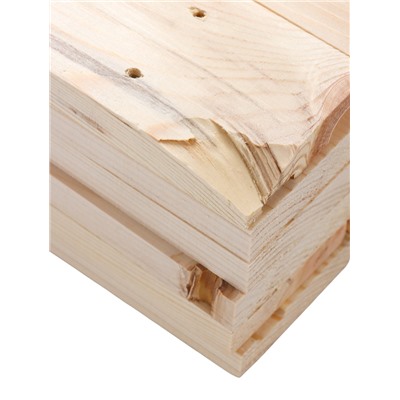 УЦЕНКА Стеллаж деревянный 4 полки 118 х 64 х 27,5 см