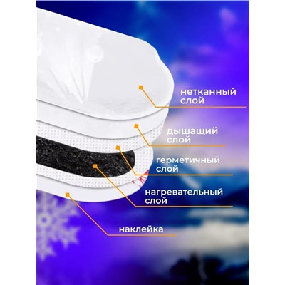 61221 Грелки самонагревающиеся для ног