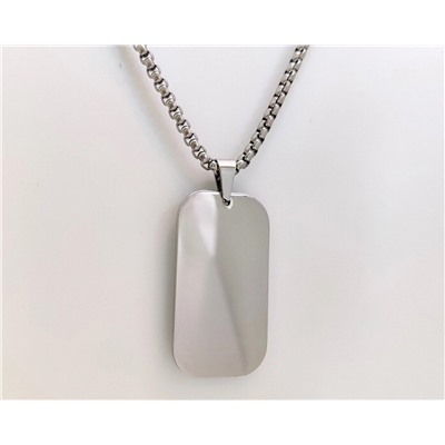 Кулон из стали на цепочке