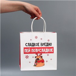 Набор пакетов подарочных новогодних «Пусть мечты сбудутся», 6 шт., 22×22×11 см