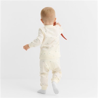 Кофточка детская MINAKU, рост 74-80 см, молочная