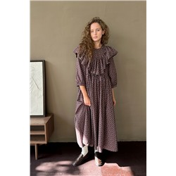 Платье женское  STREET074/04/Вишневый, белый