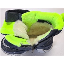 KPB005-023 син Ботинки зима для мальчиков (27-31)/8