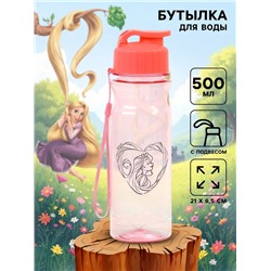 Бутылка для воды пластиковая "Девочка" 500 мл