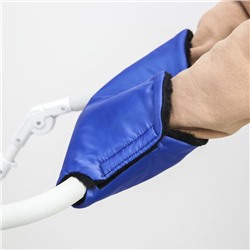 Муфта на ручку коляски, синяя