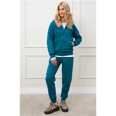 Женский костюм из футера с начесом Happyfox