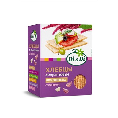 Хлебцы амарантовые кукурузно-рисовые с чесноком 195г ЭКОПРОДУКТЫ, 1187298