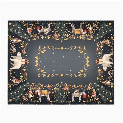 Набор новогодний «Этель» Fairy tale: скатерть 150×110 см ±3 см с ВГМО, салфетки 40×40 см, 4 шт.