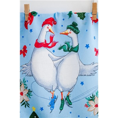 Натали Полотенце Набор кухонных полотенец Зимний день