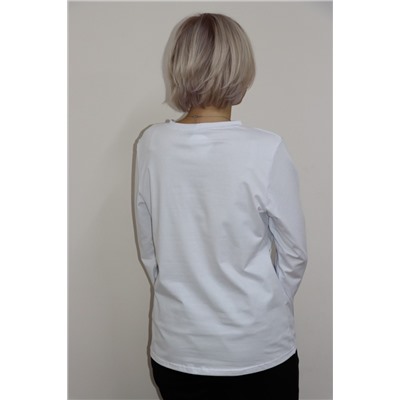 Лонгслив Л3106 белый